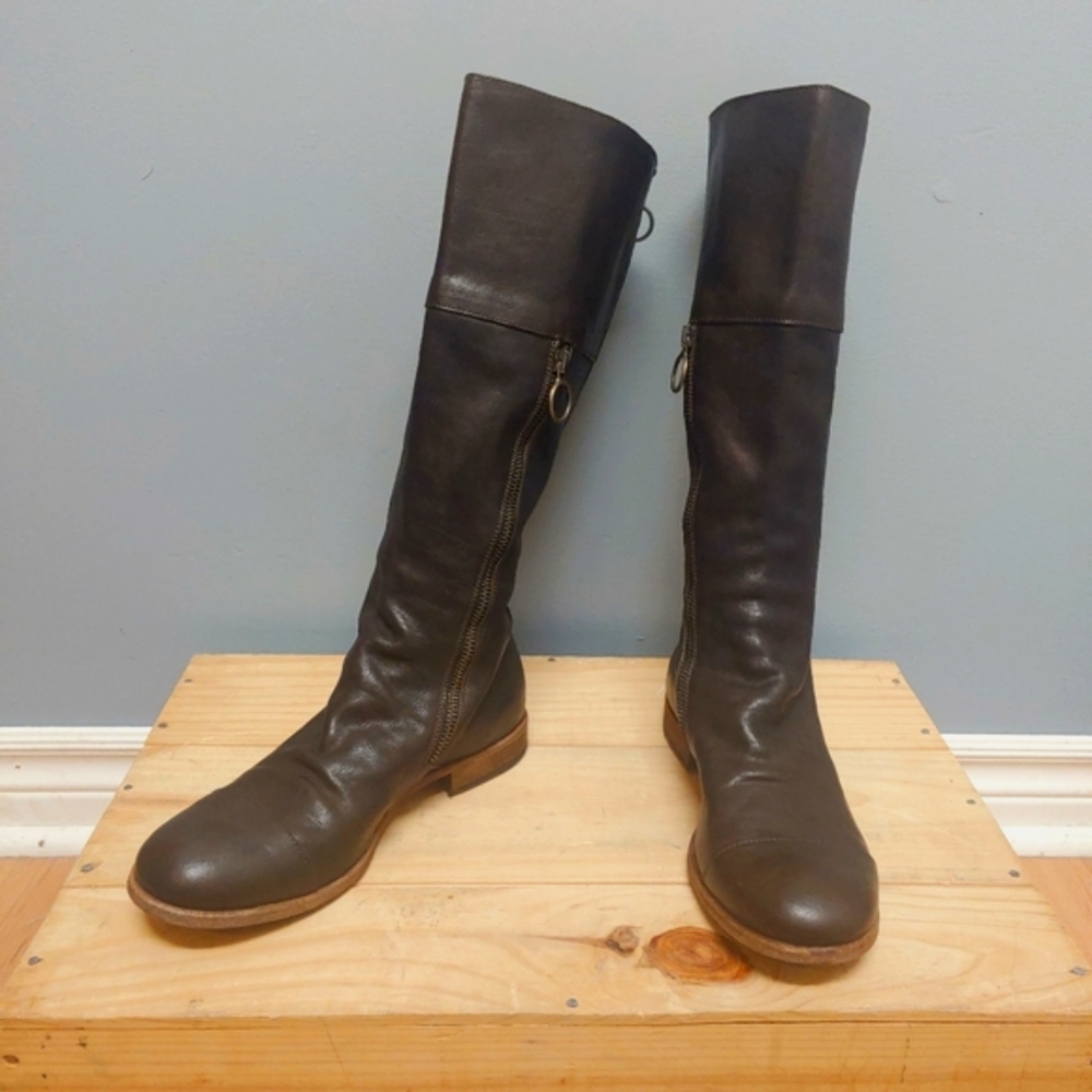 Fiorentini + Baker brown leather riding boots size 6 (36EU)